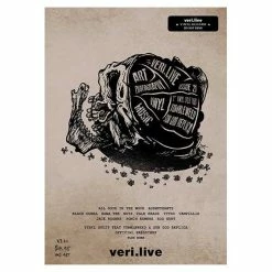 Famous Rock Shop Vinyl Records VERI.LIVE ISSUE 21 + VINYL INCLUDED