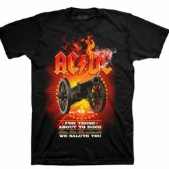 Famous Rock Shop ACDC For Those About To Rock Unisex T-Shirt