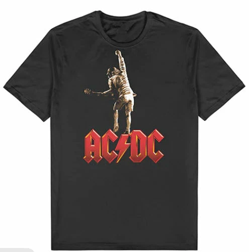 Famous Rock Shop ACDC Stiff Upper Lip Pose Unisex Tee Black 3 Famous Rock Shop ACDC Stiff Upper Lip Pose Unisex Tee Black