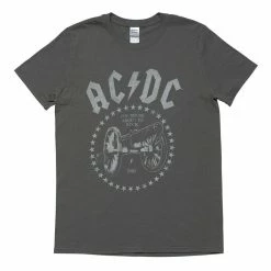 FRS Band T-Shirts ACDC For Those About To Rock Unisex T-Shirt Grey