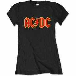 Famous Rock Shop ACDC Logo Ladies Tee