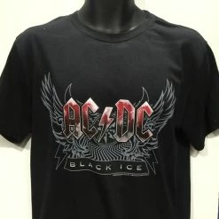 Famous Rock Shop AC/DC Black Ice Australia Tour 2010 Unisex Tee