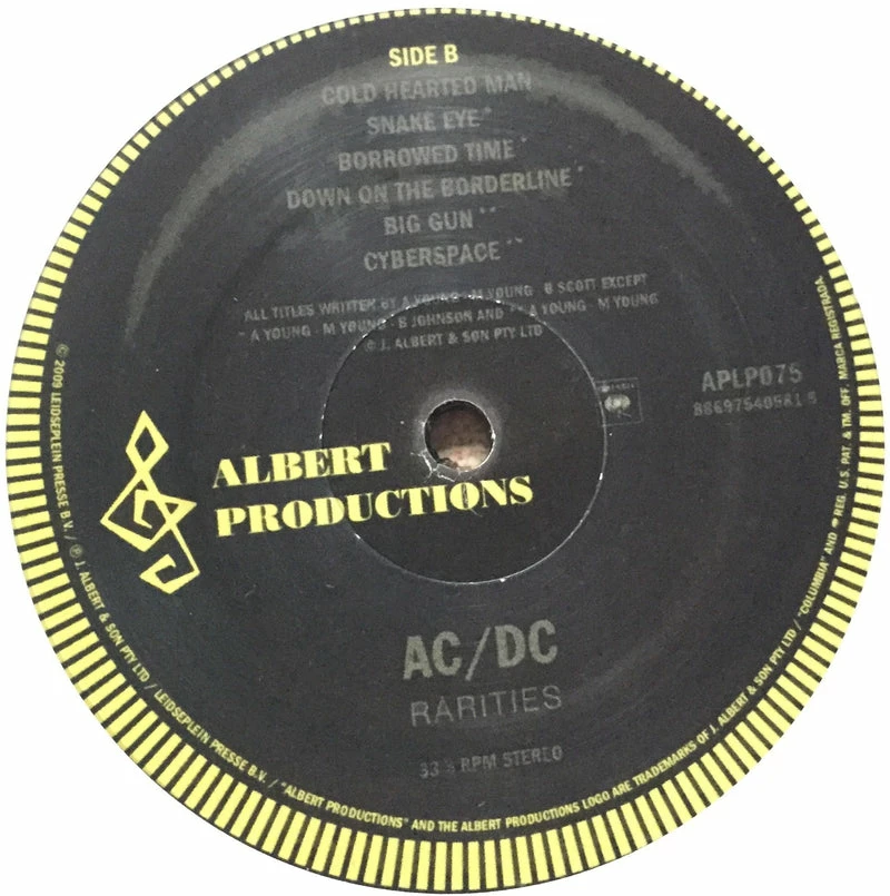 Famous Rock Shop Vinyl Records ACDC - Rarities 2009 *Rare* Vinyl 88697540981-FG1 6 Famous Rock Shop Vinyl Records ACDC - Rarities 2009 *Rare* Vinyl 88697540981-FG1 - Image 4