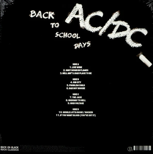 Famous Rock Shop Vinyl Records AC/DC Back To School Days Limited Ed. Red 2LP Vinyl RCV189LP 4 Famous Rock Shop Vinyl Records AC/DC Back To School Days Limited Ed. Red 2LP Vinyl RCV189LP - Image 2