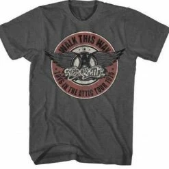 Famous Rock Shop Aerosmith Walk This Way Dark Unisex Tee