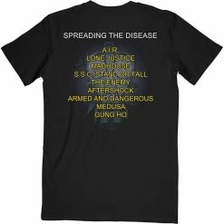 FRS Band T-Shirt Anthrax Spreading The Disease Track List Unisex T-Shirt -Famous Rock Shop AnthraxSpreadingTheDiseaseTrackListUnisexT Shirt.. 800x