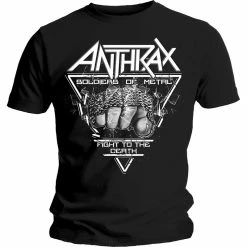 Music & Band Tees Anthrax Unisex Tee Soldier Of Metal FTD