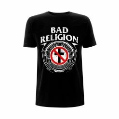 Music & Band Merch Bad Religion Badge Unisex Tee