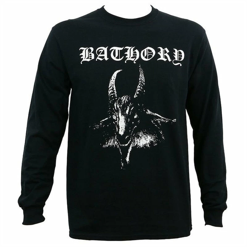 Band & Music Merchandise Long Sleeve Tee Bathory Goat Unisex Long Sleeve Tee 3 Band & Music Merchandise Long Sleeve Tee Bathory Goat Unisex Long Sleeve Tee
