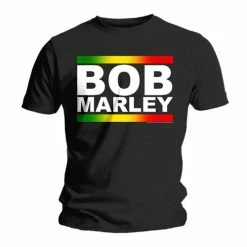 Music & Band Tees Bob Marley Rasta Band Block Unisex Tee