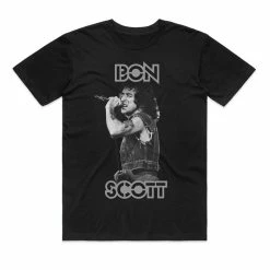 Famous Rock Shop Bon Scott Torso Singing Unisex Tee