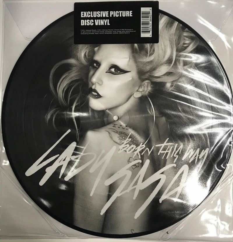 Famous Rock Shop Vinyl Records LADY GAGA Born This Way (12" Single) Exclusive Picture Disc Vinyl LP 1