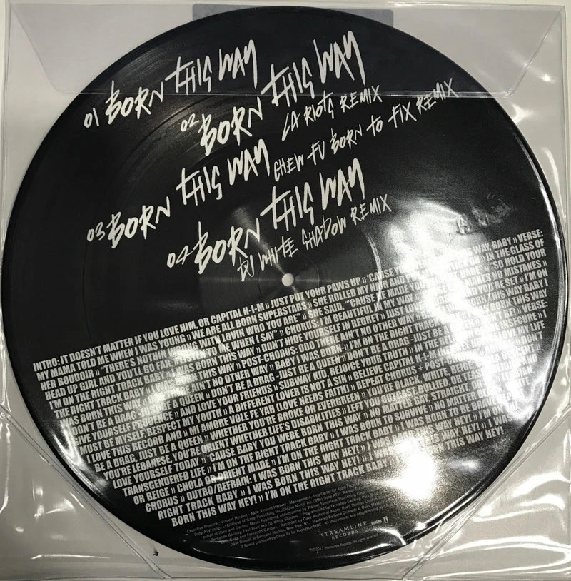 Famous Rock Shop Vinyl Records LADY GAGA Born This Way (12" Single) Exclusive Picture Disc Vinyl LP 1 - Image 2