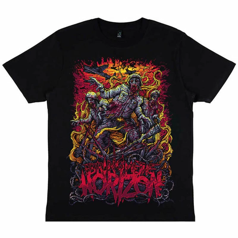 Famous Rock Shop Bring Me The Horizon Zombie Army Unisex T-Shirt 3 Famous Rock Shop Bring Me The Horizon Zombie Army Unisex T-Shirt