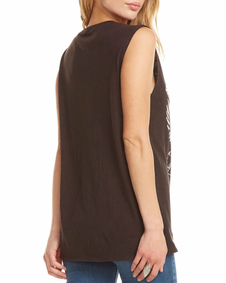 Chaser CBGB Studded Graphic Tank - Image 2