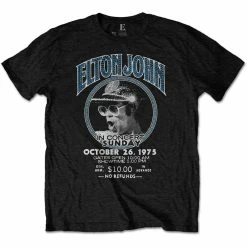 Famous Rock Shop Elton John Live In Concert Unisex T-Shirt