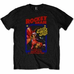 Famous Rock Shop Elton John Rocketman Feather Suit Unisex T-Shirt