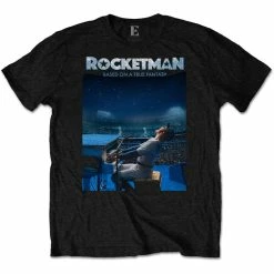 Famous Rock Shop Elton John Rocketman Starry Night Unisex T-Shirt