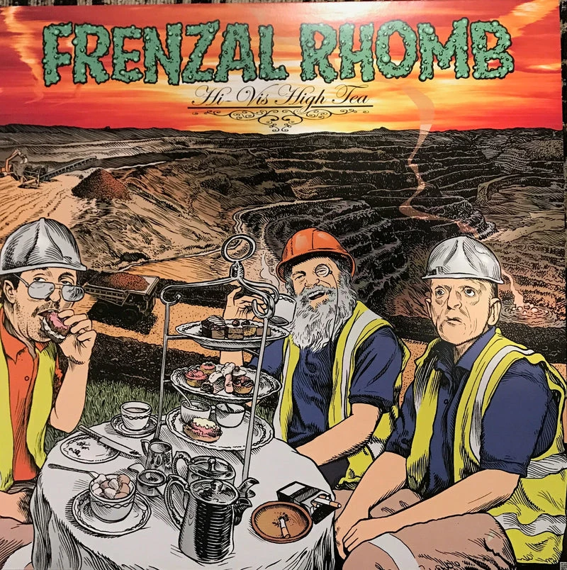 Famous Rock Shop Vinyl Records FRENZAL RHOMB HI VIS HIGH TEA ORANGE VINYL LP