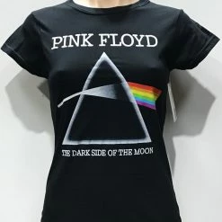 Music & Band Tees Pink Floyd Women's Dark Side Of The Moon Tshirt Black