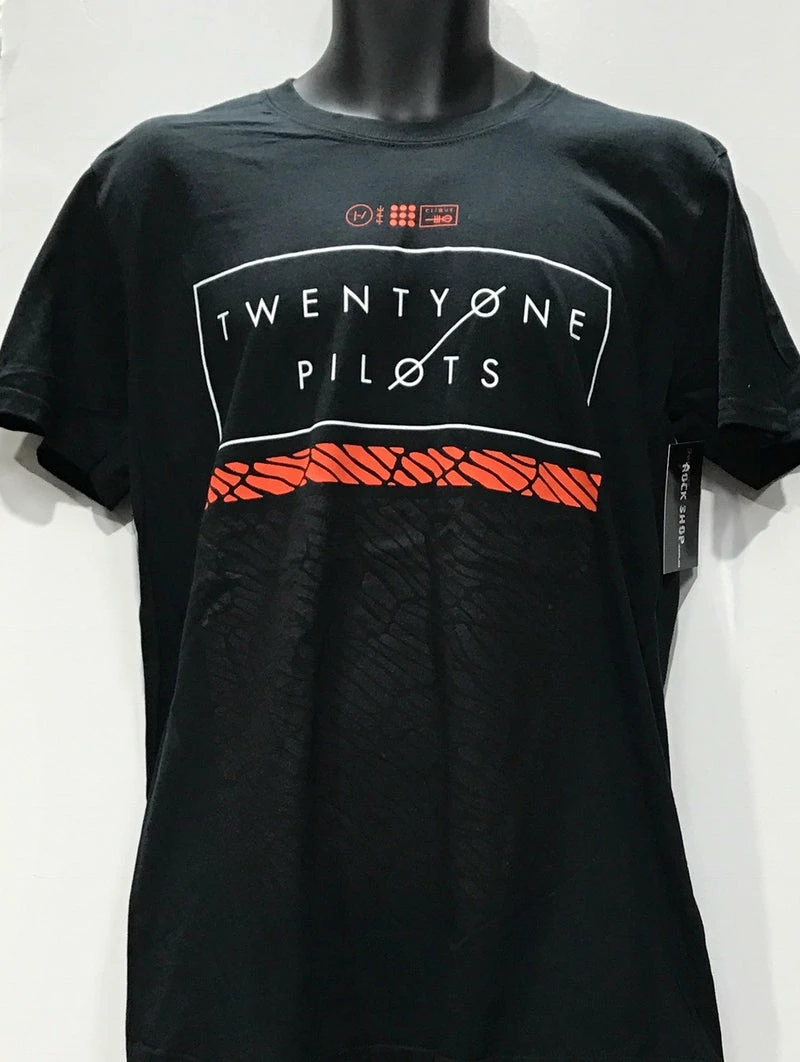 Famous Rock Shop TWENTY ONE PILOTS Men's Black T-Shirt 3 Famous Rock Shop TWENTY ONE PILOTS Men's Black T-Shirt