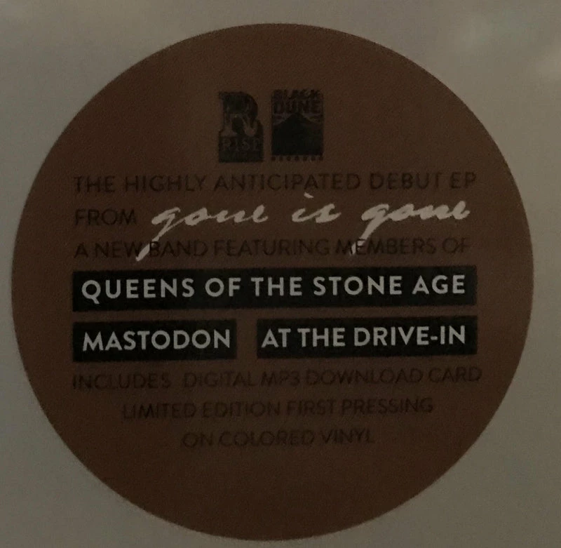 Famous Rock Shop Vinyl Records Gone Is Gone Debut EP Gone Is Gone Vinyl - Image 3