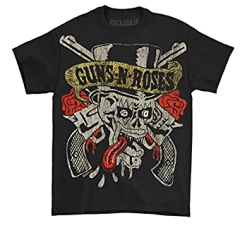 Famous Rock Shop Guns N Roses Tongue Skull Unisex Tee