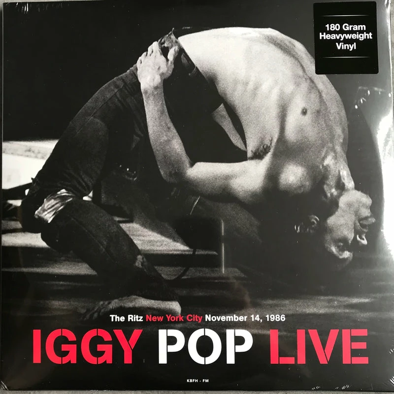 Famous Rock Shop Vinyl Records IGGY POP Live At The Ritz In New York City 1986 Vinyl LP