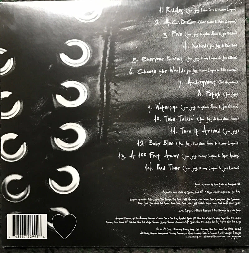 Famous Rock Shop Vinyl Records Joan Jett And The Blackhearts ‎– Sinner Vinyl LP - Image 2