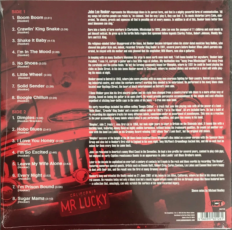 Famous Rock Shop Vinyl Records John Lee Hooker The Very Best Of Vinyl LP - Image 2