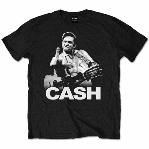 Famous Rock Shop Johnny Cash Finger Unisex Tee T-Shirt 3 Famous Rock Shop Johnny Cash Finger Unisex Tee T-Shirt