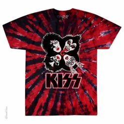 Famous Rock Shop KISS KISS BURST TIE-DYE UNISEX T-SHIRT