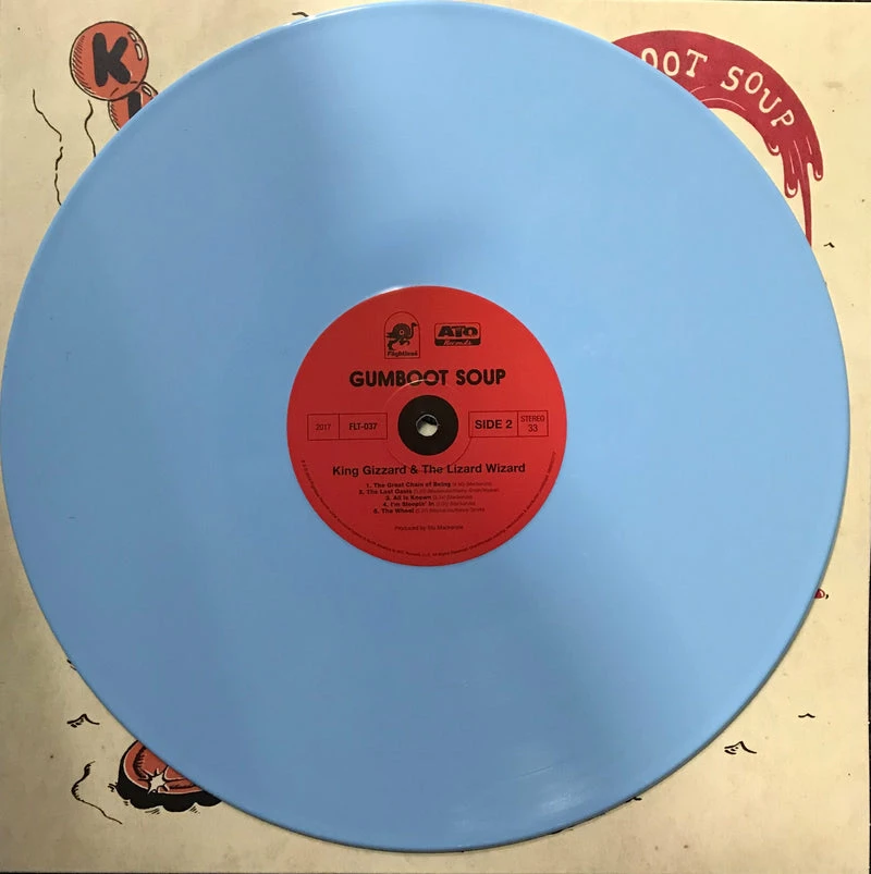 Famous Rock Shop Vinyl Records King Gizzard & The Lizard Wizard Gumboot Soup Vinyl LP LTD Baby Blue - Image 3