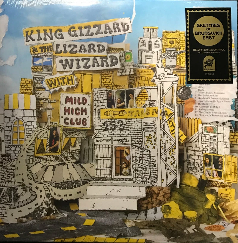 Famous Rock Shop Vinyl Records King Gizzard & The Lizard Wizard With Mild High Club Sketches Of Brunswick Fast Vinyl LP