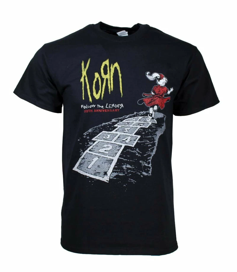 Famous Rock Shop Korn Follow The Leader 20TH ANNIVERSARY Unisex Tee 3 Famous Rock Shop Korn Follow The Leader 20TH ANNIVERSARY Unisex Tee