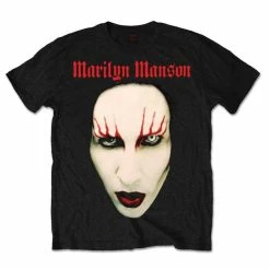 Famous Rock Shop Marilyn Manson Red Lips Unisex Tee