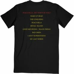 Famous Rock Shop Megadeth Peace Sells Track List Unisex T-Shirt -Famous Rock Shop MegadethPeaceSellsTrackListUnisexT Shirt.. 800x