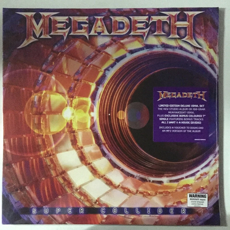 Famous Rock Shop Vinyl Records Megadeth 'Super Collider' Limited Edition Deluxe Vinyl Set LP