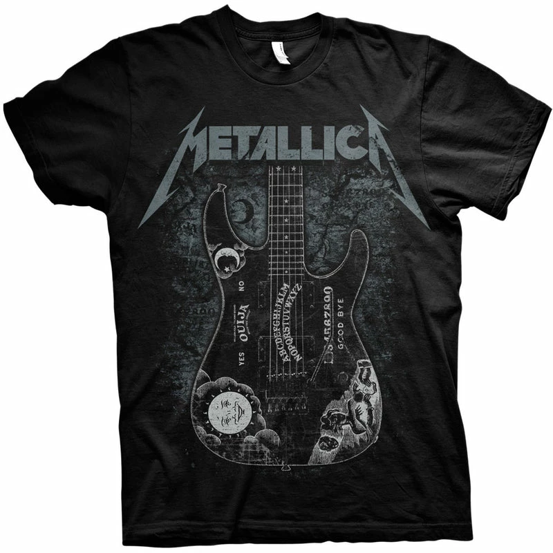 Famous Rock Shop Metallica Hammett Ouija Guitar Unisex Tee 3 Famous Rock Shop Metallica Hammett Ouija Guitar Unisex Tee