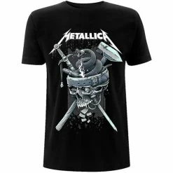 Famous Rock Shop Metallica History White Logo Unisex Tee