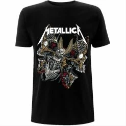 FRS Band Shirts Metallica Skull Moth Unisex T-Shirt