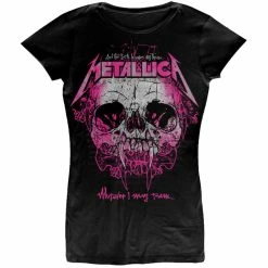 Famous Rock Shop Metallica Wherever I May Roam Ladies Tee