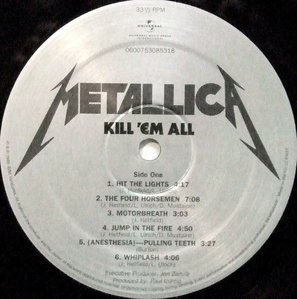 Famous Rock Shop Vinyl Records Metallica - Kill 'Em All Reissue Vinyl LP - Image 5