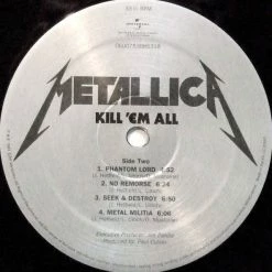Famous Rock Shop Vinyl Records Metallica - Kill 'Em All Reissue Vinyl LP -Famous Rock Shop Metallica Kill Em All LP Vinyl Reissue 0600753085318 Famous Rock Shop Newcastle. 6 800x