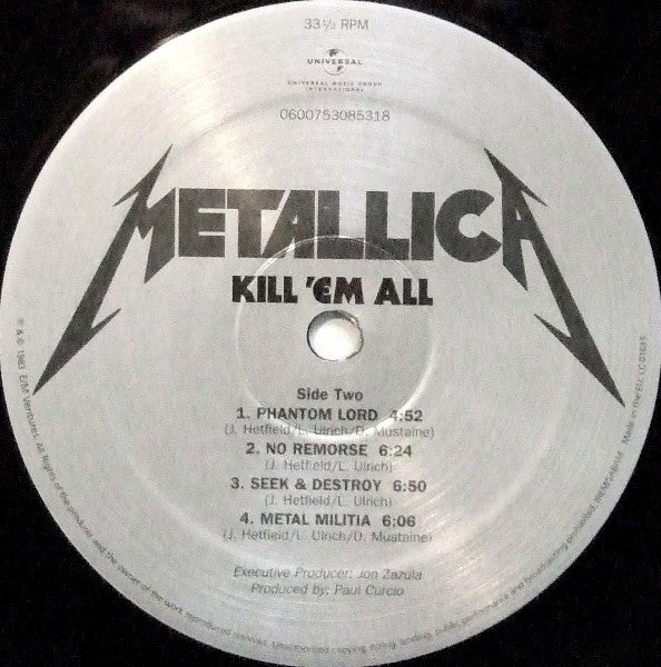 Famous Rock Shop Vinyl Records Metallica - Kill 'Em All Reissue Vinyl LP - Image 6