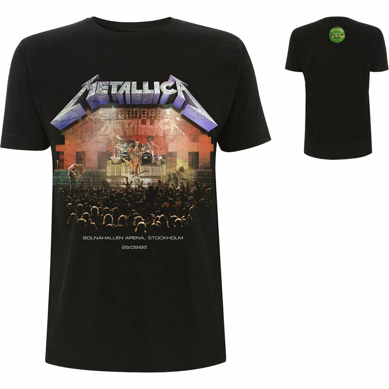 Famous Rock Shop Metallica Stockholm 86 Unisex Tee