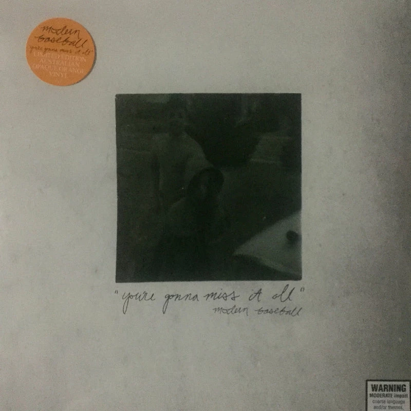 Famous Rock Shop Vinyl Records Modern Baseball 'You're Gonna Miss It All' Limtied Edition Orange Vinyl LP