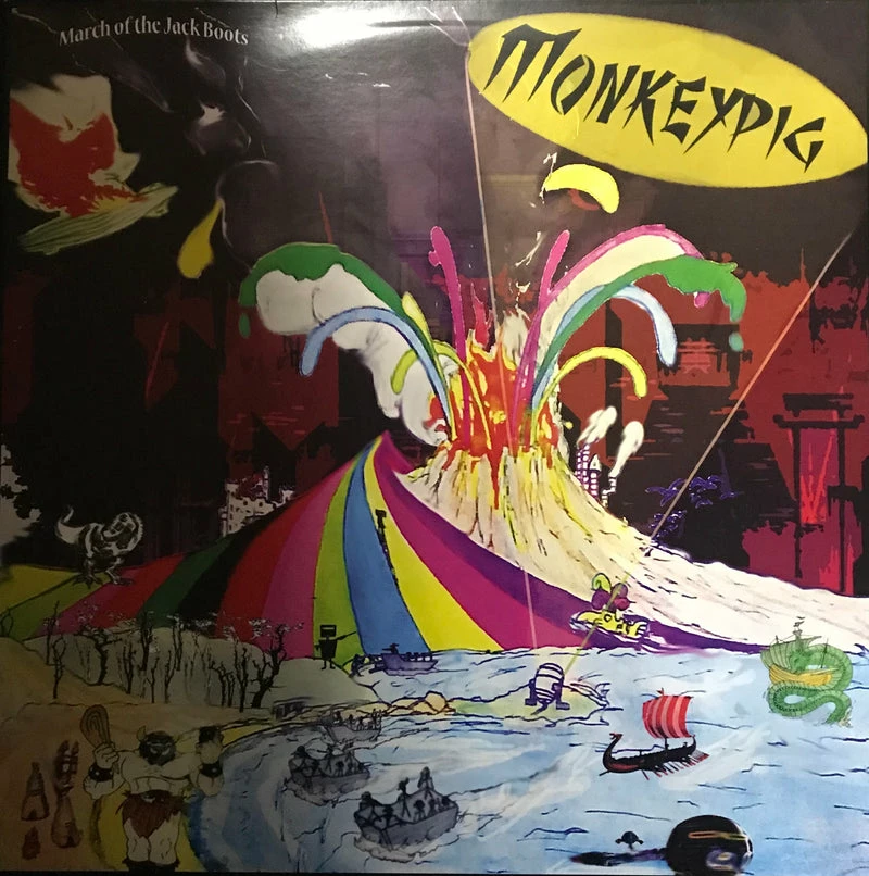 Famous Rock Shop Vinyl Records Monkeypig March Of The Jack Boots
