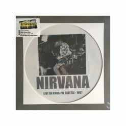 Famous Rock Shop Vinyl Records NIRVANA LP Picture Live On Kaos FM, Seattle 1987
