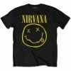 Band & Music Tee Nirvana Smiley Logo Unisex T-Shirt Tee -Famous Rock Shop NirvanaSmileyLogoT ShirtTee 800x